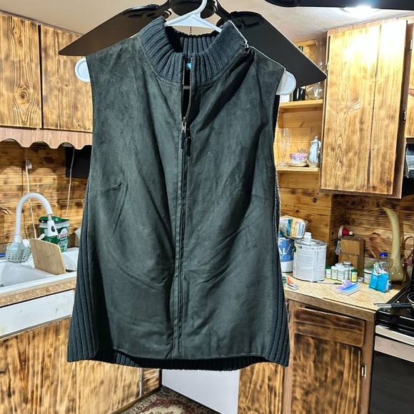 Jennifer Moore Dark green Sweater vest size large - Picture 4 of 4